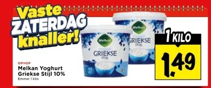Aanbieding: Yoghurt Griekse Stijl 10%