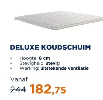 Aanbieding: DELUXE KOUDSCHUIM