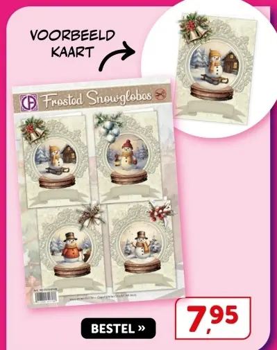 Aanbieding: Frosted Snowglobes