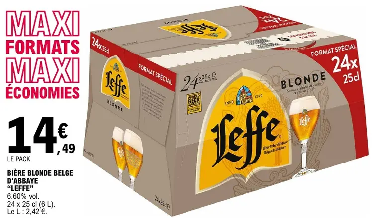 Promotie: Bière blonde belge d'abbaye