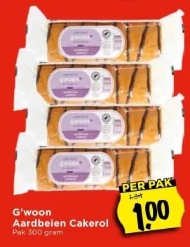 Aanbieding: Aardbeien Cakerol