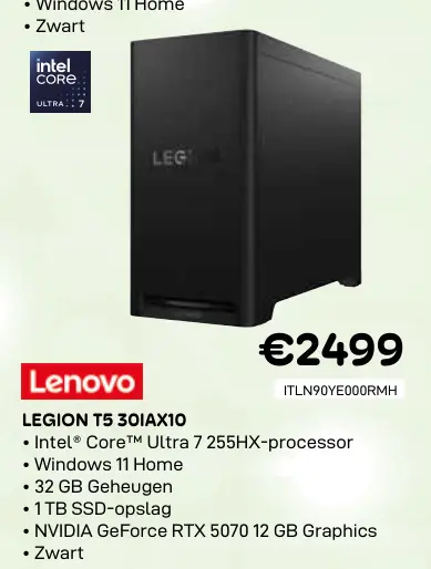 Promotie: Legion t5 30iax10
