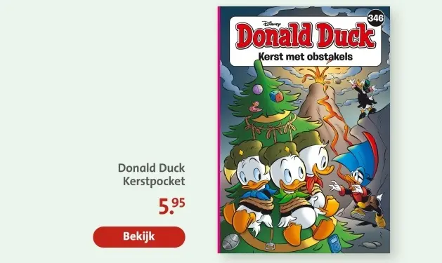 Aanbieding: Donald Duck Kerstpocket