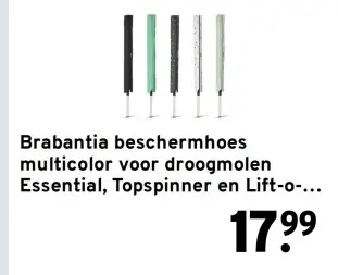 Aanbieding: Brabantia beschermhoes multicolor voor droogmolen