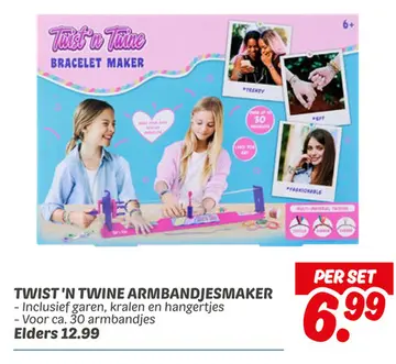 Aanbieding: Twist 'n twine armbandjesmaker