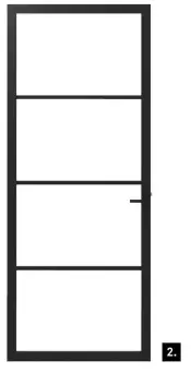 Aanbieding: Lundia binnendeur Lumen En 1C03 blank glas