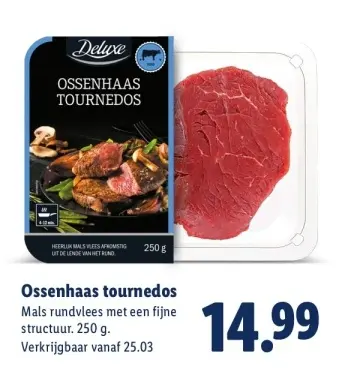 Aanbieding: Ossenhaas tournedos