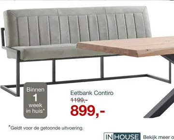 Aanbieding: Eetbank Contiro