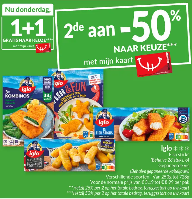 Promotie: Fish sticks of Gepaneerde vis