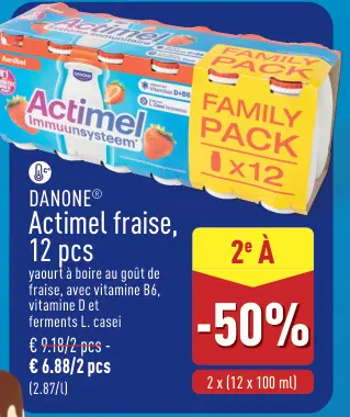 Offre: Actimel fraise