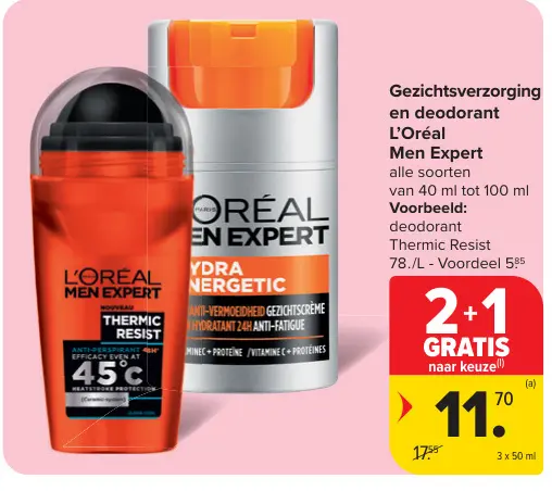Promotie: Gezichtsverzorging en deodorant