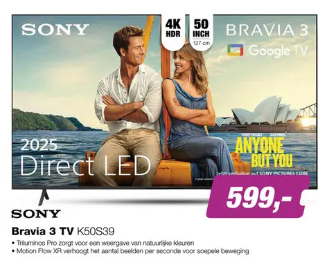 Aanbieding: Bravia 3 TV K50S39