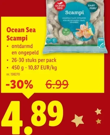 Promotie: Scampi