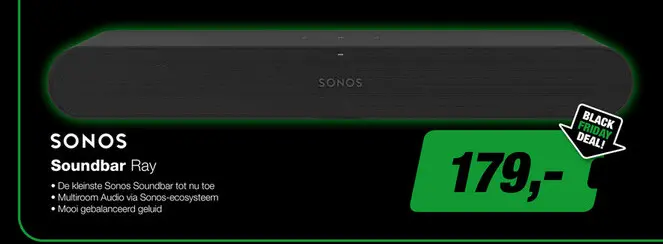 Aanbieding: Sonos Ray soundbar