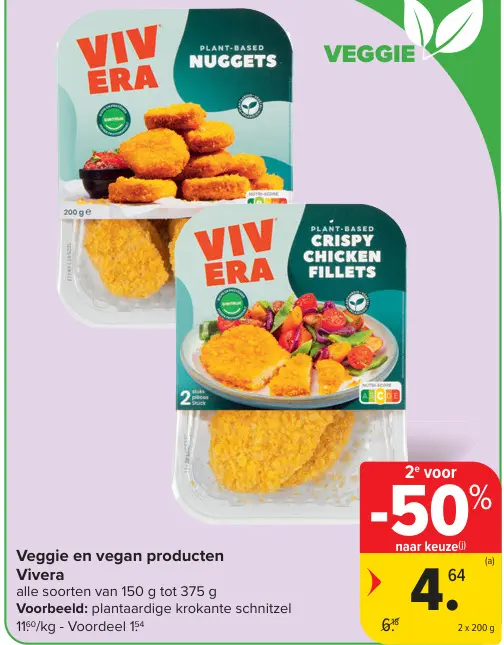 Promotie: Veggie en vegan producten