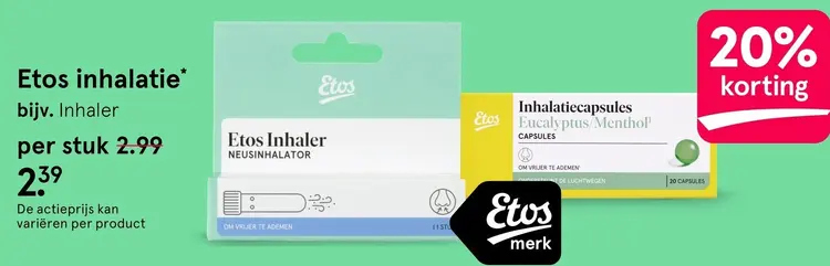 Aanbieding: Inhalatie