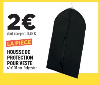 Offre: Housse de protection pour veste