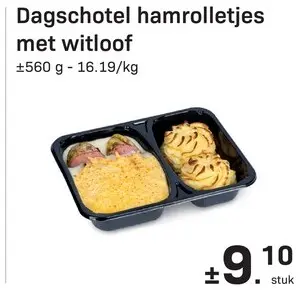 Promotie: Dagschotel hamrolletjes met witloof