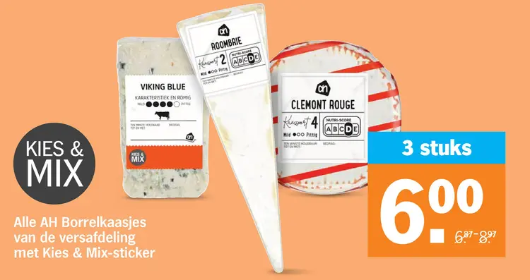 Aanbieding: AH Borrelkaasjes