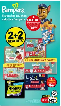 Offre: Pampers Couches-culottes