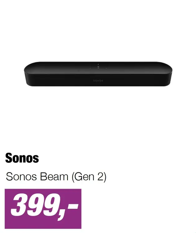 Aanbieding: Sonos Beam (Gen 2)
