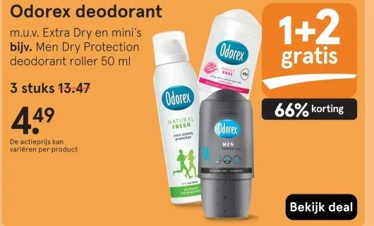 Aanbieding: Deodorant
