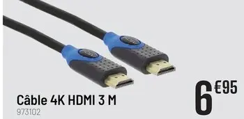 Offre: Câble 4K HDMI
