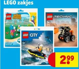 Aanbieding: LEGO zakjes