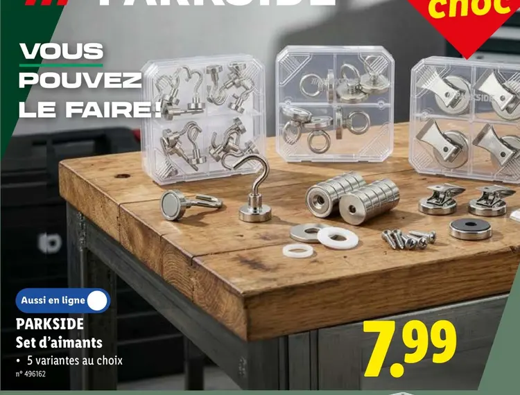 Offre: Set d'aimants