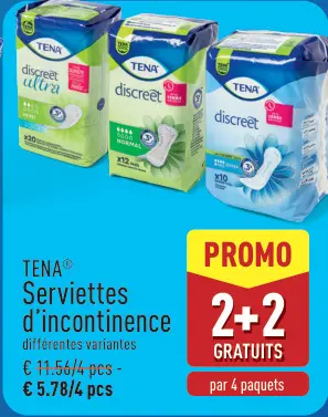 Offre: Serviettes d'incontinence