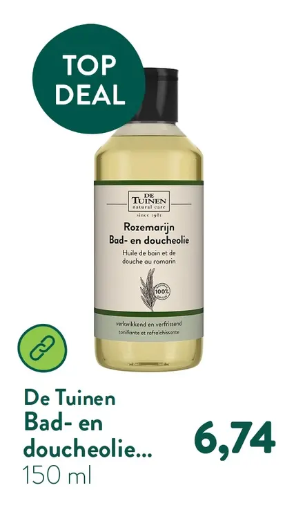 Aanbieding: Rozemarijn Bad- en doucheolie