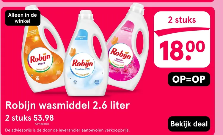 Aanbieding: wasmiddel