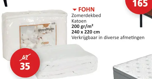 Promotie: Zomerdekbed