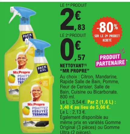 Offre: Nettoyant