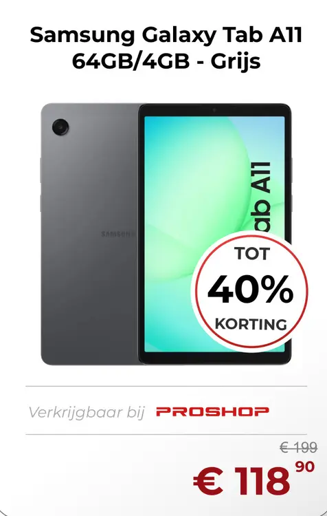 Aanbieding: Galaxy Tab A11