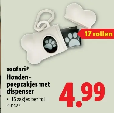 Aanbieding: Hondenpoepzakjes met dispenser