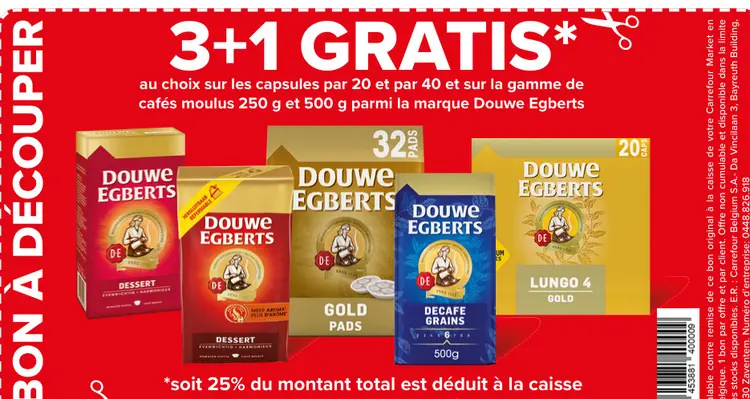 Offre: Douwe Egberts Coffee