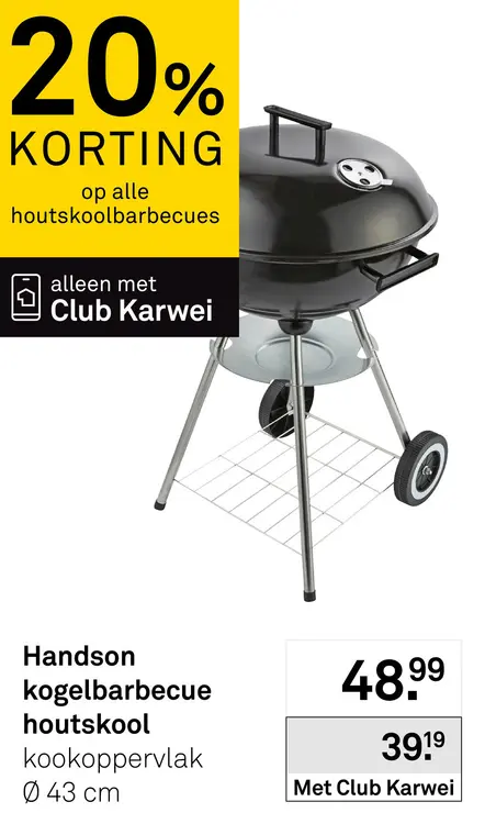 Aanbieding: Alle houtskoolbarbecues