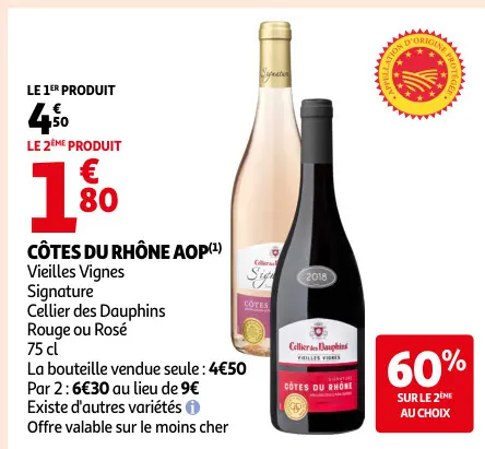 Promotie: Cotes di Rhone AOP