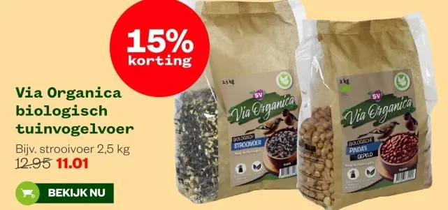 Aanbieding: Biologisch tuinvogelvoer
