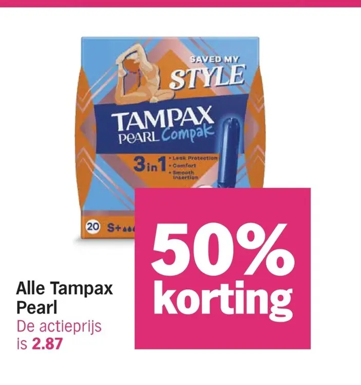 Aanbieding: Alle Tampax