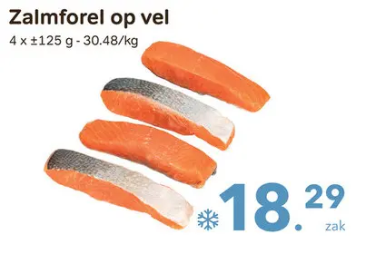 Promotie: Zalmforel op vel