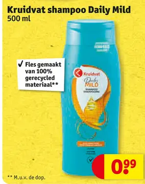 Aanbieding: Kruidvat shampoo Daily Mild