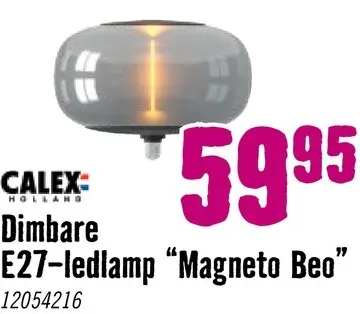 Aanbieding: LED filament lamp Magneto Beo E27/4W warmwit zwart