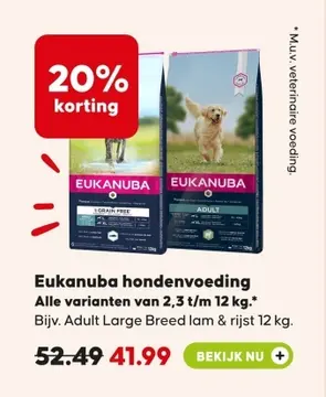 Aanbieding: Eukanuba hondenvoeding