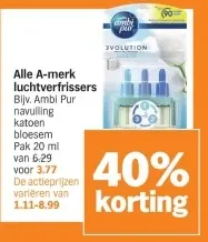 Aanbieding: Alle A-merk luchtverfrissers