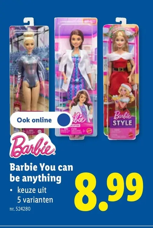 Promotie: Barbie lichaamsverzorging