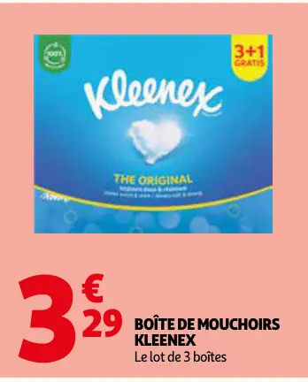 Offre: Boîte de mouchoirs