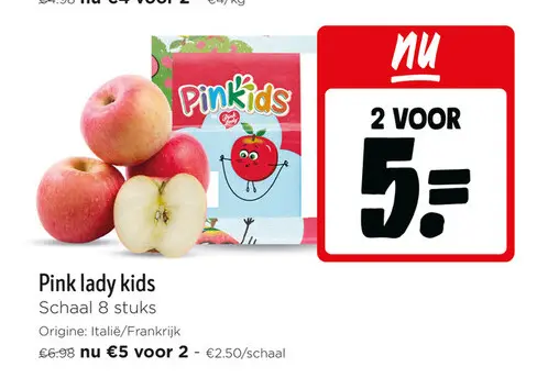 Promotie: Pink lady kids