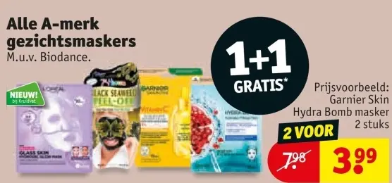 Aanbieding: Gezichtsmaskers